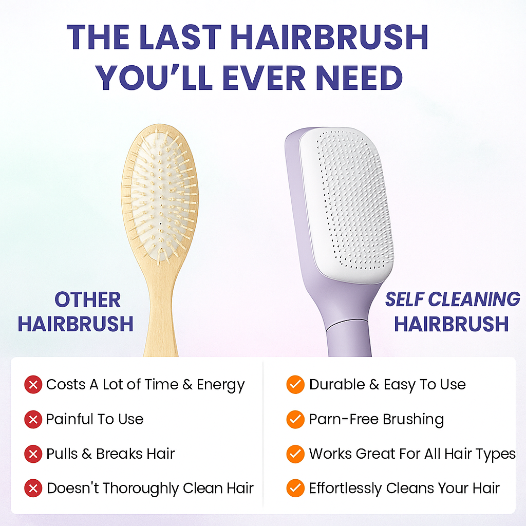 Self-Cleaning Hairbrush™