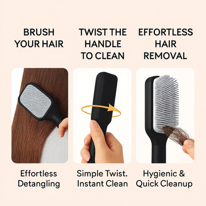 Self-Cleaning Hairbrush™
